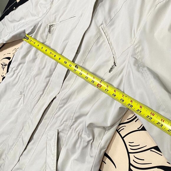 ZeroXposur Jacket Women's XL Beige Bomber Mesh Lined Hooded Workwear Streetwear - Picture 7 of 8